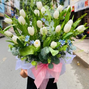 Giỏ Hoa Tulip